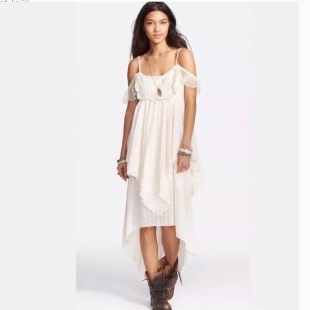 Great condition Free People candle light maxi dress - Picture 7 of 10